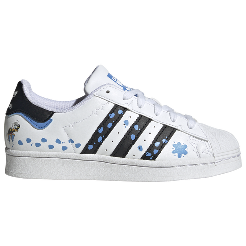 Adidas superstar blue footlocker hotsell