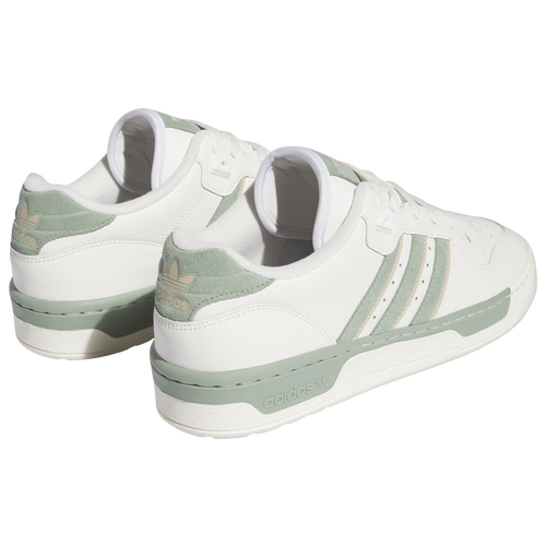 Adidas Rivalry Low Basketball Shoes Men s White Silver Green Off White 8