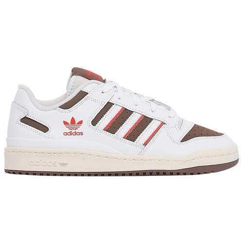 

adidas Originals Mens adidas Originals Forum Low CL - Mens Basketball Shoes Red/Brown/White Size 10.0