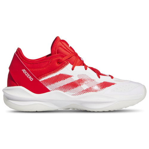 

adidas Mens adidas adiZero Select 2.0 Low - Mens Tennis Shoes White/Red/White Size 9.5