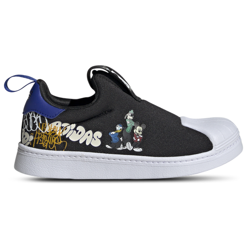 

adidas Originals Boys adidas Originals Disney Mickey Mouse Superstar 360 - Boys' Preschool Basketball Shoes Black/Wonder White/White Size 3.0