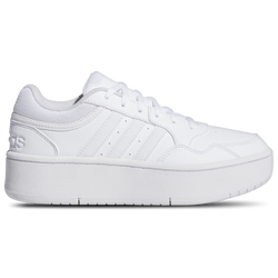 Boys' Grade School - adidas Hoops 3.0 Bold  - White/White/White
