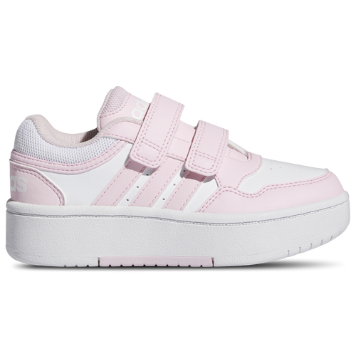 

adidas Girls adidas Hoops 3.0 Bold - Girls' Preschool Basketball Shoes White/Clear Pink/Clear Pink Size 1.0