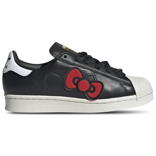 

adidas Originals Girls adidas Originals Superstar Hello Kitty - Girls' Grade School Shoes Black/White/Red Size 05.5