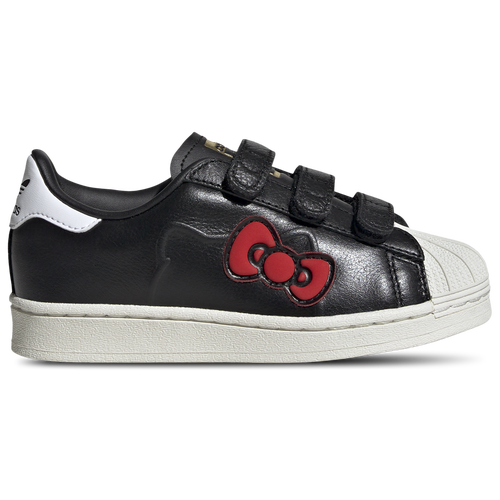 

Girls Preschool adidas Originals adidas Originals Superstar x Hello Kitty - Girls' Preschool Shoe Black/White/Red Size 01.0