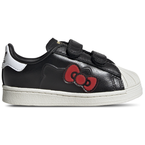 

adidas Originals Girls adidas Originals Superstar x Hello Kitty - Girls' Toddler Shoes Black/White/Red Size 07.0