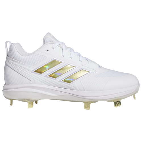 

adidas Mens adidas Icon 8 - Mens Baseball Shoes White/Gold Size 9.5