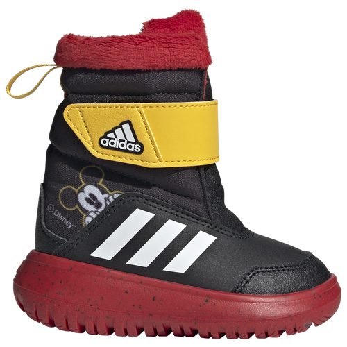 

adidas Boys adidas Mickey Mouse Winterplay Boots - Boys' Toddler Black/Better Scarlet/White Size 08.0