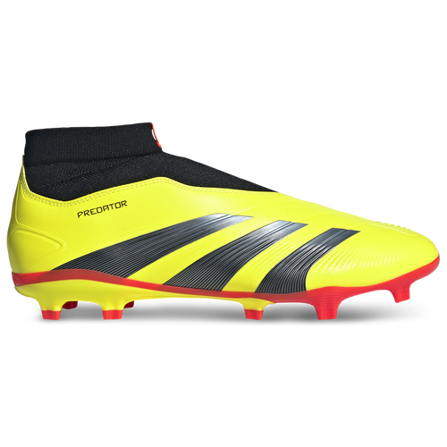 

adidas Mens adidas Predator 24 League Laceless FG - Mens Soccer Shoes Team Solar Yellow/Black/White Size 10.0