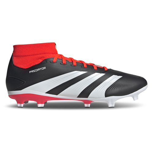 

adidas Mens adidas Predator 24 League Firm Ground - Mens Soccer Shoes Core Black/Cloud White/Solar Red Size 6.5