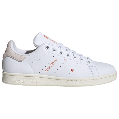 

adidas Originals Womens adidas Originals Stan Smith - Womens Tennis Shoes White/Putty Mauve/Bright Red Size 9.5