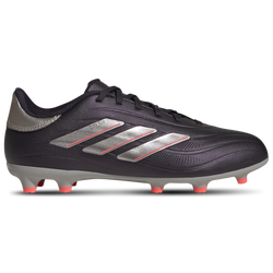 Boys' Grade School - adidas Copa Pure 2 League FG - Aurora Black/Platin Metallic/Turbo