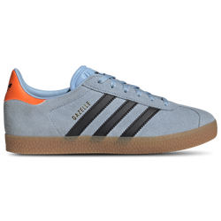 Girls' Grade School - adidas Originals Gazelle - Clear Sky/Black/Solar Orange