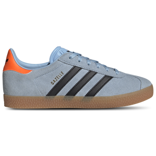 

adidas Originals Girls adidas Originals Gazelle - Girls' Grade School Skate Shoes Clear Sky/Black/Solar Orange Size 5.0