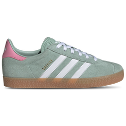 Girls' Grade School - adidas Originals Gazelle - Green/Pink/Tan