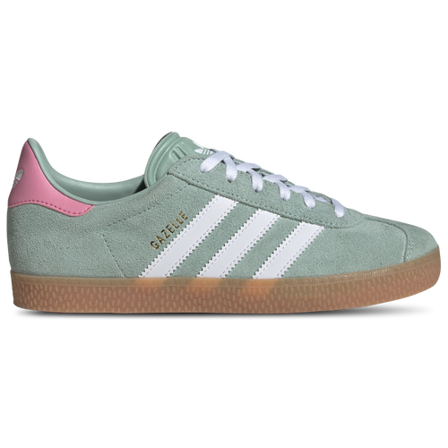 

adidas Originals Gazelle - Girls' Grade School Green/Pink/Tan Size 04.5