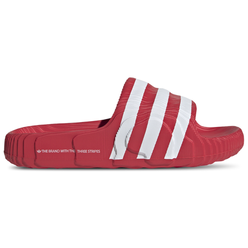 

adidas Originals Mens adidas Originals Adilette 22 - Mens Shoes Red/White Size 10.0