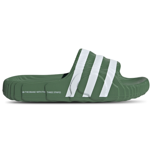 

adidas Originals adidas Originals Adilette 22 - Mens White/Preloved Green/White Size 11.0