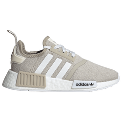 Big kids' adidas nmd r1 casual shoes white/black/scarlet best sale