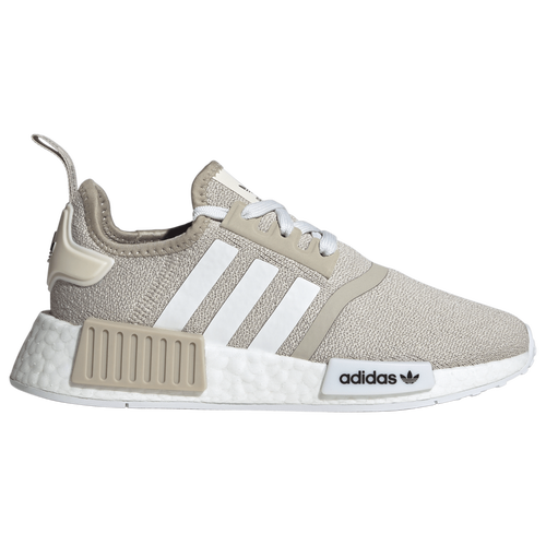 

adidas Originals Boys adidas Originals NMD R1 Refined - Boys' Grade School Running Shoes Wonder White/Ftwr White/Wonder Beige Size 4.0