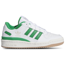 Boys' Grade School - adidas Originals Forum Low - White/Green/Cloud White