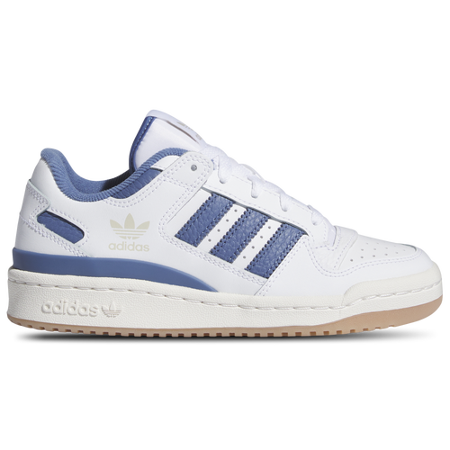 

adidas Originals Boys adidas Originals Forum Low - Boys' Grade School Basketball Shoes White/Crew Blue/Cloud White Size 4.0