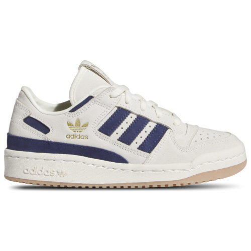 

adidas Originals Boys adidas Originals Forum Low CL - Boys' Grade School Running Shoes Cream White/Dark Blue/Dark Blue Size 5.0