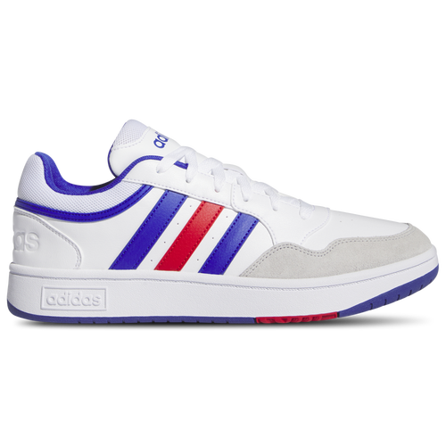 

adidas Mens adidas Hoops 3.0 Low - Mens Basketball Shoes Lucid Blue/White/Better Scarlet Size 10.0