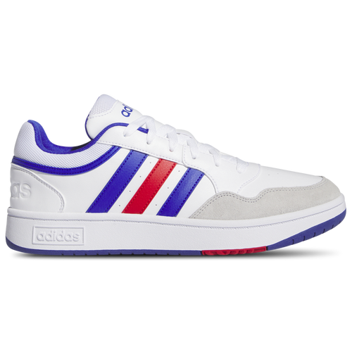 

adidas Mens adidas Hoops 3.0 Low - Mens Shoes Lucid Blue/White/Better Scarlet Size 12.0