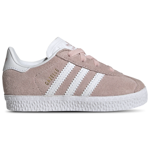 

Girls adidas Originals adidas Originals Gazelle - Girls' Toddler Running Shoe White/White/Icey Pink Size 10.0