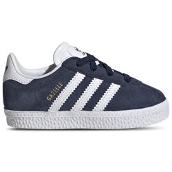 Boys' Toddler - adidas Originals Gazelle - White/White/Collegiate Navy