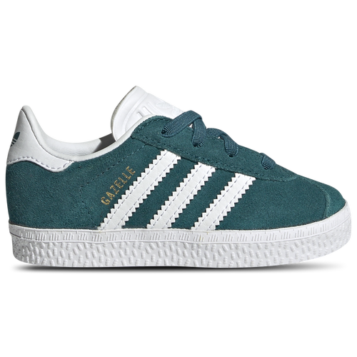 

Girls adidas Originals adidas Originals Gazelle - Girls' Toddler Running Shoe Legacy Teal/White/Gold Metallic Size 06.0