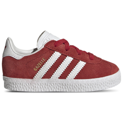 Girls' Toddler - adidas Originals Gazelle - Better Scarlet/White/Gold Metallic