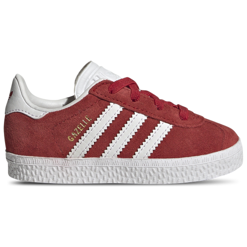 

adidas Originals Girls adidas Originals Gazelle - Girls' Toddler Running Shoes Better Scarlet/White/Gold Metallic Size 10.0