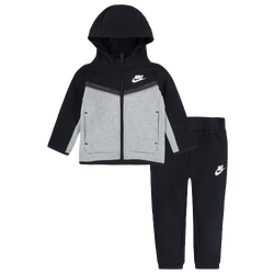 Boys' Infant - Nike NSW Tech Fleece Set - Dk Gray Heather/Black