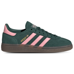 Women's - adidas Originals Handball Spezial - Collegiate Green/Pink Spark/Gold Metallic