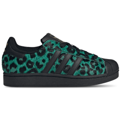 Women's - adidas Originals Superstar II - Semi Screaming Green/Core Black/Gold Met