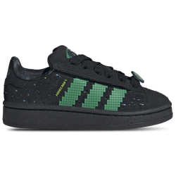 Girls' Preschool - adidas Originals x Minecraft Campus 00s Comfort Closure - Semi Court Green/Semi Solar Green/Core Black