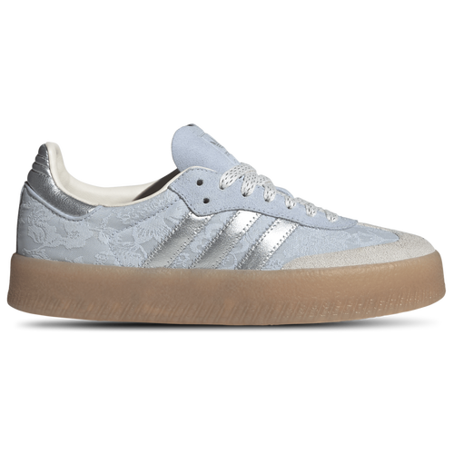 adidas Originals Sambae - adidas Silver Met/Crystal Sky Chalk Pearl