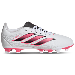 Boys' Grade School - adidas Predator Club Firm/Multi Ground - Footwear White/Solar Turbo/Core Black