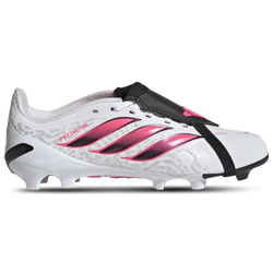 Boys' Grade School - adidas Predator League Fold-Over Tongue Firm Ground - Solar Turbo/Footwear White/Core Black