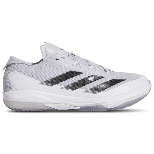 

adidas Mens adidas adiZero Impact Dugout Turf - Mens Football Shoes White/Black/Team Light Grey Size 13.0