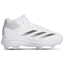 Boys' Grade School - adidas adiZero Impact TPU - White/Black/Team Light Grey