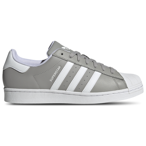 

adidas Originals Mens adidas Originals Superstar Casual Sneaker - Mens Basketball Shoes White/White/Solid Grey Size 9.5