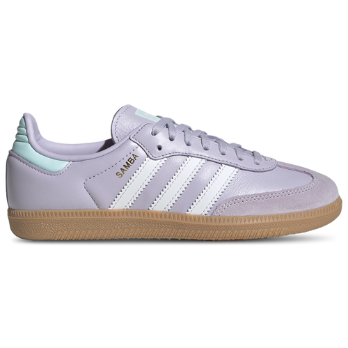 

Girls adidas Originals adidas Originals Samba - Girls' Grade School Soccer Shoe Silver Dawn/Crystal White/Semi Flash Aqua Size 04.0