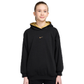 Nike NSW Shine Satin OS Club Fleece Hoodie - Nike Gold/Black