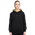 Nike NSW Shine Satin OS Club Fleece Hoodie - Girls' Grade School Black/Gold