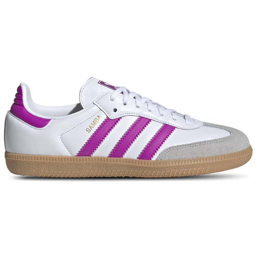 

Girls adidas Originals adidas Originals Samba - Girls' Grade School Soccer Shoe Purple Burst/White/Gum Size 06.5