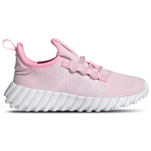 

adidas Girls adidas Kaptir Flow - Girls' Grade School Running Shoes Clear Pink/White/Pink Spark Size 3.5