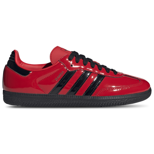 WOMENS - adidas Originals Samba OG - Gold Met/Better Scarlet Core Black